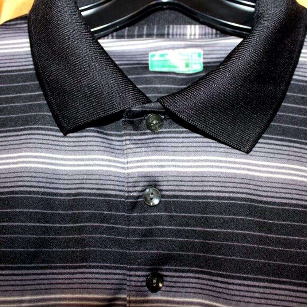 Ben Hogan Performance Golf Polo Shirt - Striped - Size XL
